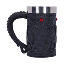 NEMESIS NOW BLACK WING TANKARD 16CM 801269067656