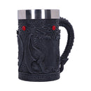 NEMESIS NOW BLACK WING TANKARD 16CM 801269067656