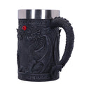 NEMESIS NOW BLACK WING TANKARD 16CM 801269067656