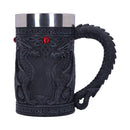 NEMESIS NOW BLACK WING TANKARD 16CM 801269067656