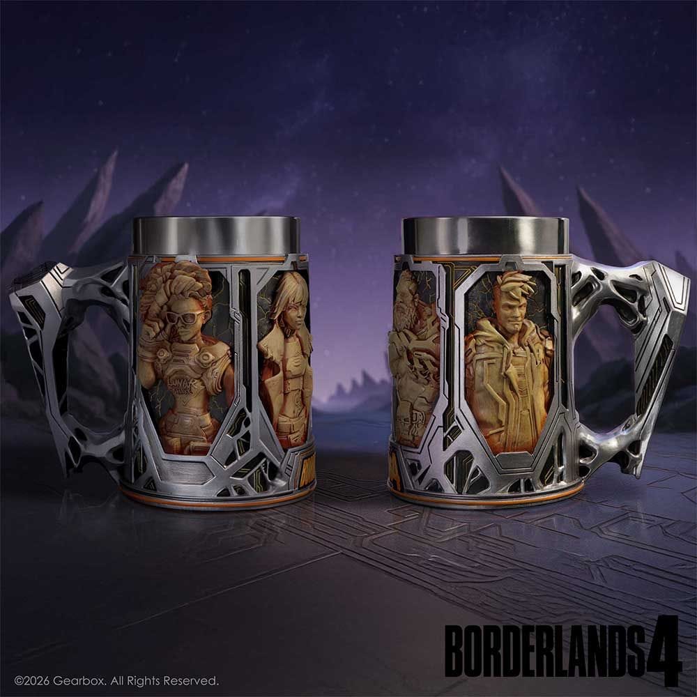 NEMESIS NOW BORDERLANDS 4 VAULT HUNTERS TANKARD 17CM - DAMAGED BOX 3200000004764