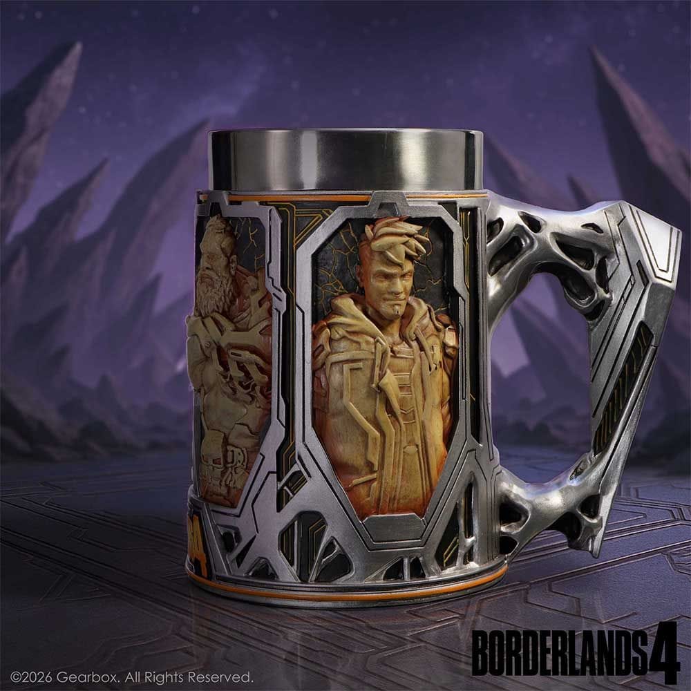 NEMESIS NOW BORDERLANDS 4 VAULT HUNTERS TANKARD 17CM - DAMAGED BOX 3200000004764