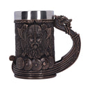 NEMESIS NOW BRONZE DRAKKAR VIKING TANKARD 15CM 801269135003