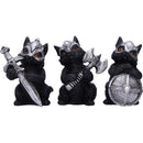 NEMESIS NOW CAT CRUSADERS (SET OF 6) 801269156336