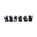 NEMESIS NOW CAT CRUSADERS (SET OF 6) 801269156336