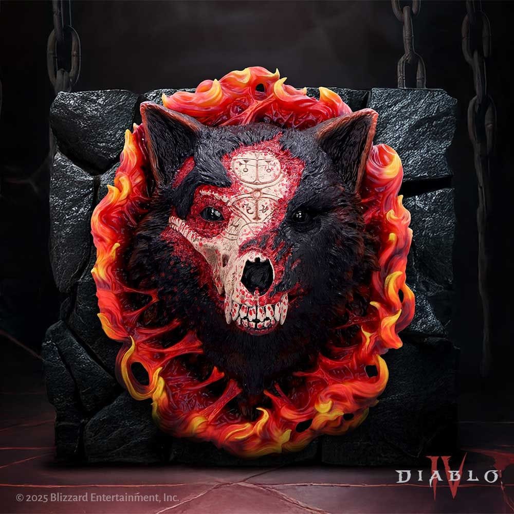 NEMESIS NOW DIABLO® IV MEPHISTO WALL PLAQUE 29.3CM 801269158699
