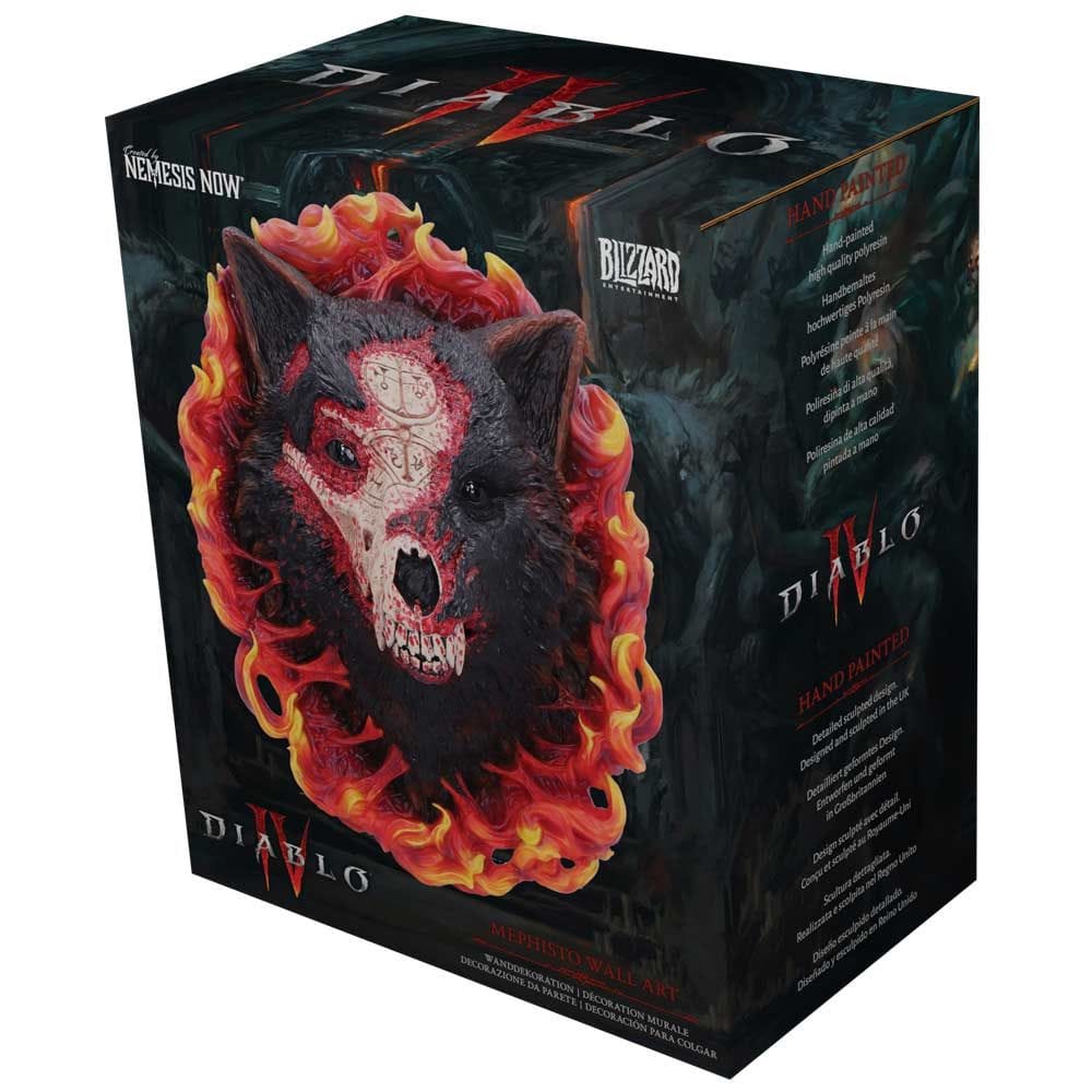 NEMESIS NOW DIABLO® IV MEPHISTO WALL PLAQUE 29.3CM 801269158699