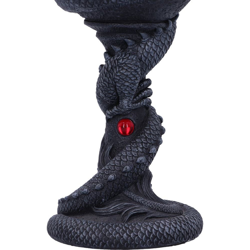 NEMESIS NOW DRAGON COIL GOBLET 20CM 801269110727