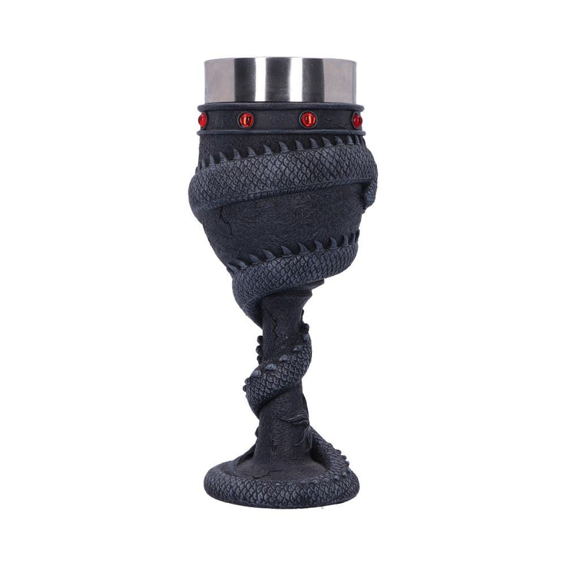 NEMESIS NOW DRAGON COIL GOBLET 20CM 801269110727