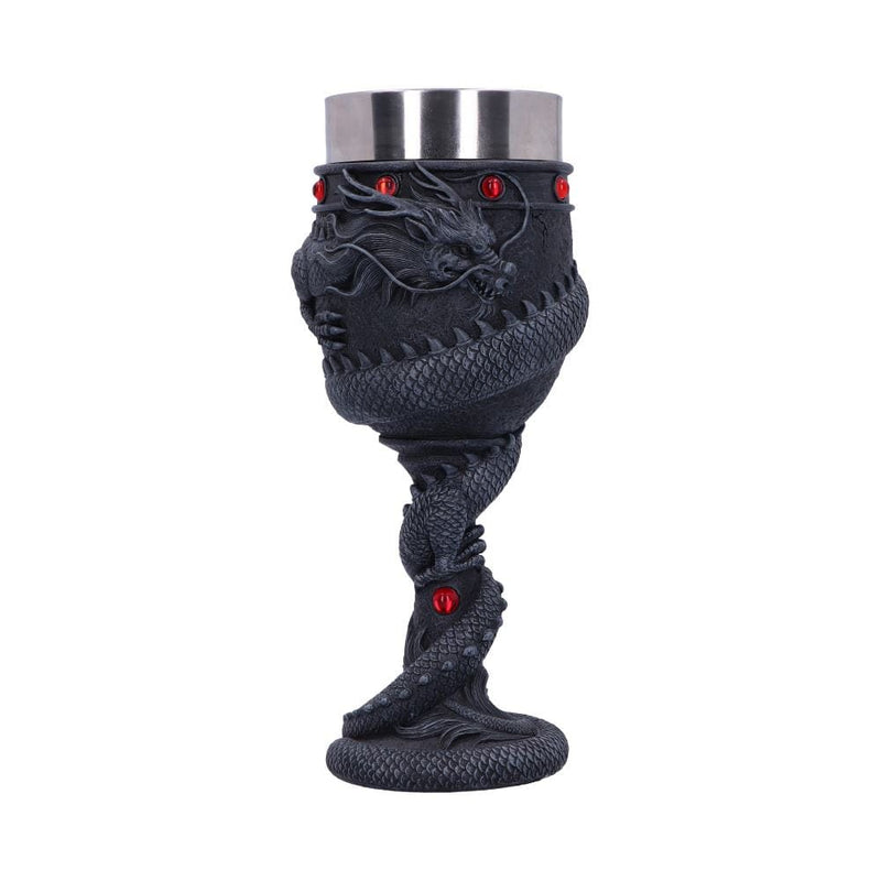 NEMESIS NOW DRAGON COIL GOBLET 20CM 801269110727