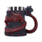 NEMESIS NOW DRAGON COIL TANKARD RED 16CM 801269146139