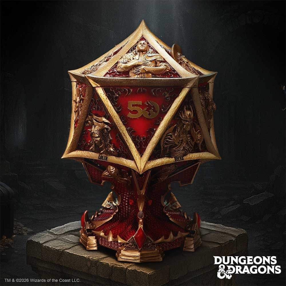 NEMESIS NOW DUNGEONS & DRAGONS 50TH ANNIVERSARY COLLECTORS BOX 26CM - DAMAGED BOX 3200000004788