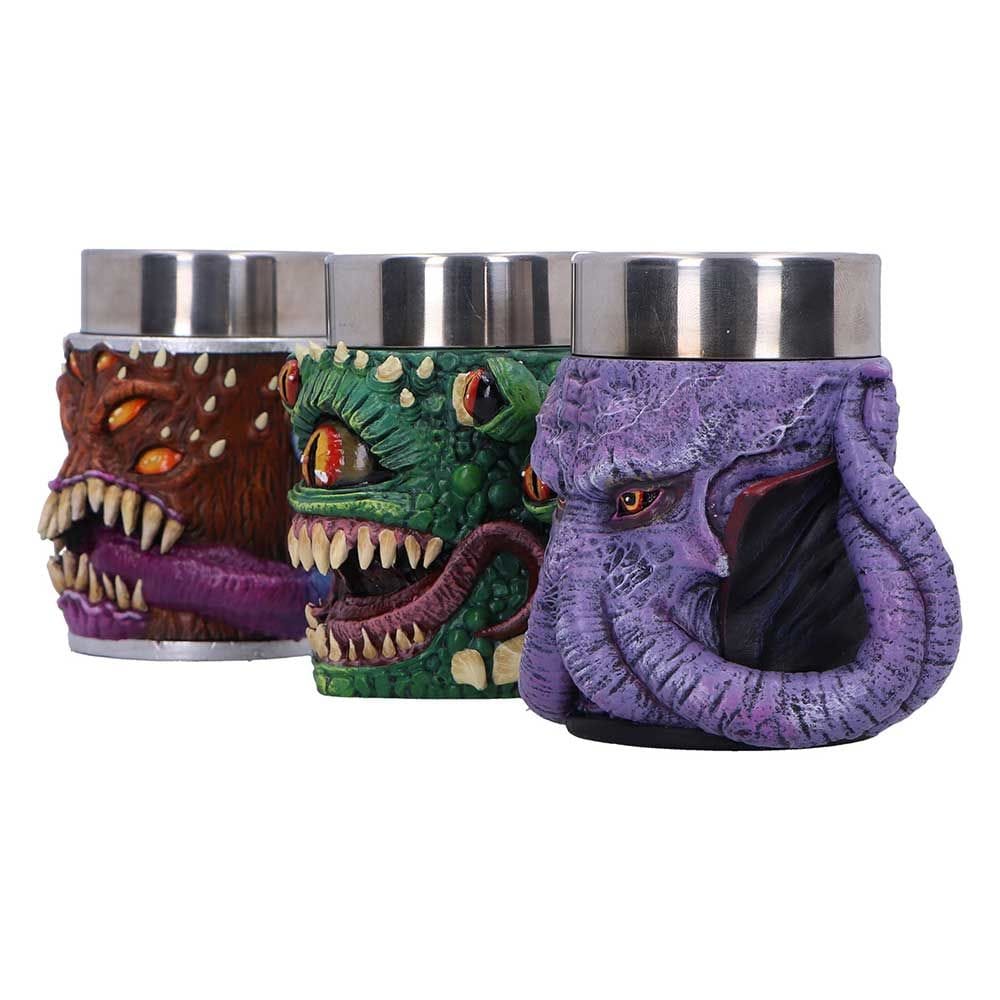 NEMESIS NOW DUNGEONS & DRAGONS MINI MONSTER TINY TANKARDS (SET OF 3) 8.8CM 801269160074