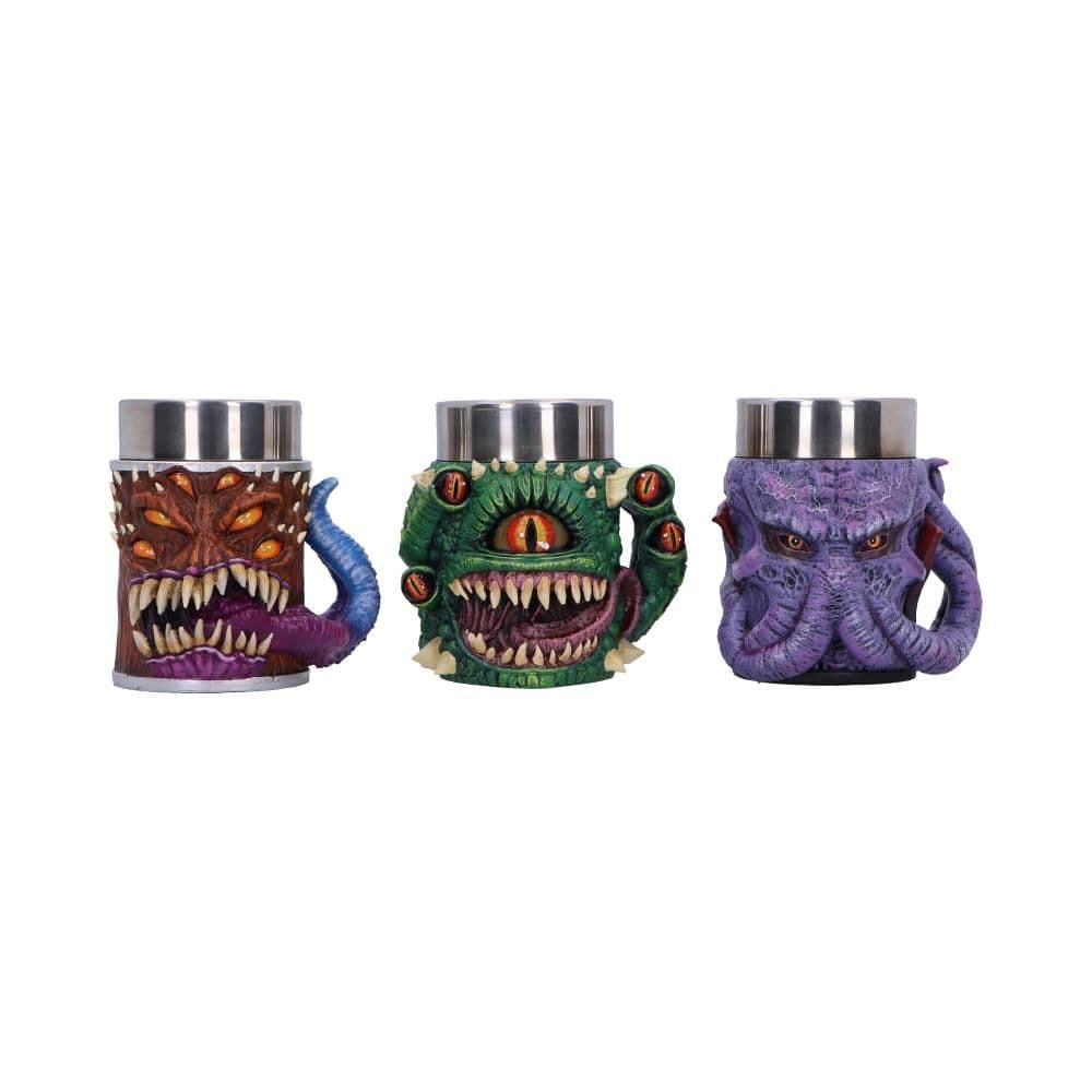 NEMESIS NOW DUNGEONS & DRAGONS MINI MONSTER TINY TANKARDS (SET OF 3) 8.8CM 801269160074