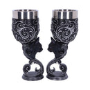 NEMESIS NOW FAMILIARS LOVE GOBLETS 18.5CM (SET OF 2) 801269138394