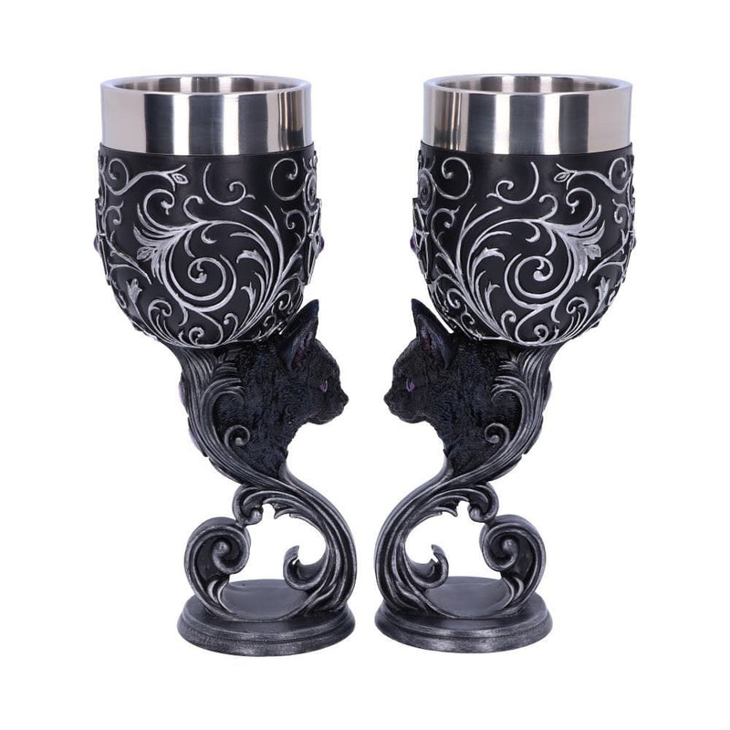 NEMESIS NOW FAMILIARS LOVE GOBLETS 18.5CM (SET OF 2) 801269138394