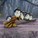 NEMESIS NOW FEATHERED BROOMSTICK 26CM 801269154318