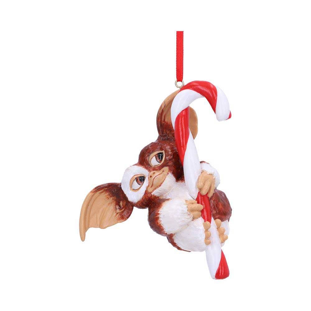 NEMESIS NOW GREMLINS GIZMO CANDY CANE HANGING ORNAMENT 11CM 801269151072