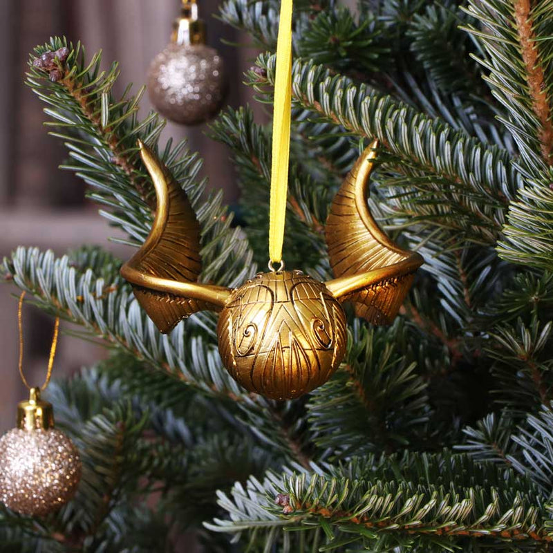 NEMESIS NOW HARRY POTTER GOLDEN SNITCH HANGING ORNAMENT 801269143961
