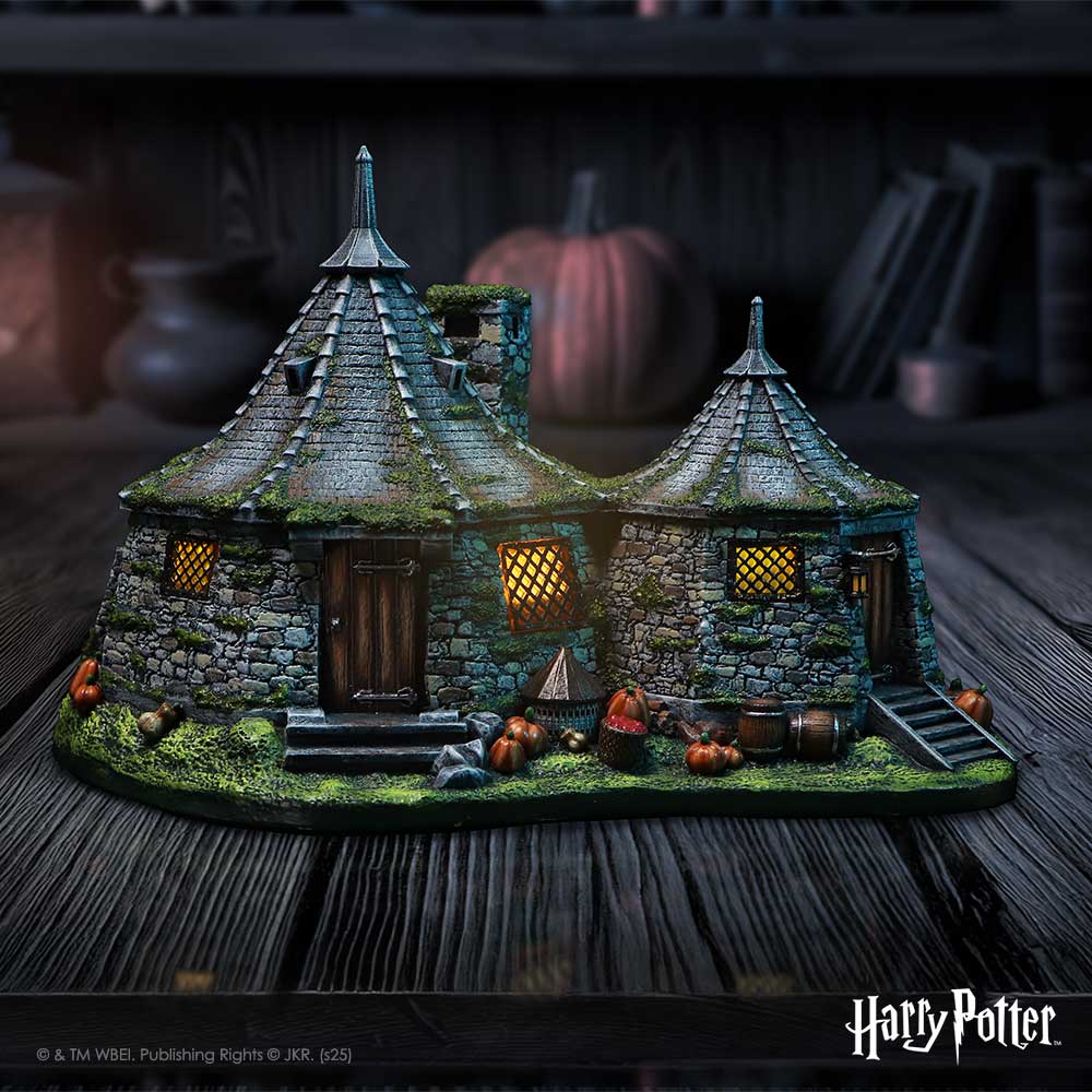 NEMESIS NOW HARRY POTTER HAGRIDS HUT LIGHT UP FIGURINE 20CM 801269158941