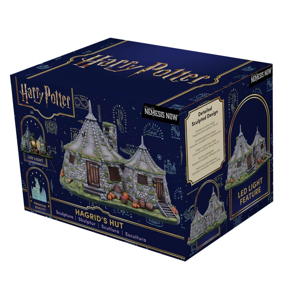 NEMESIS NOW HARRY POTTER HAGRIDS HUT LIGHT UP FIGURINE 20CM 801269158941
