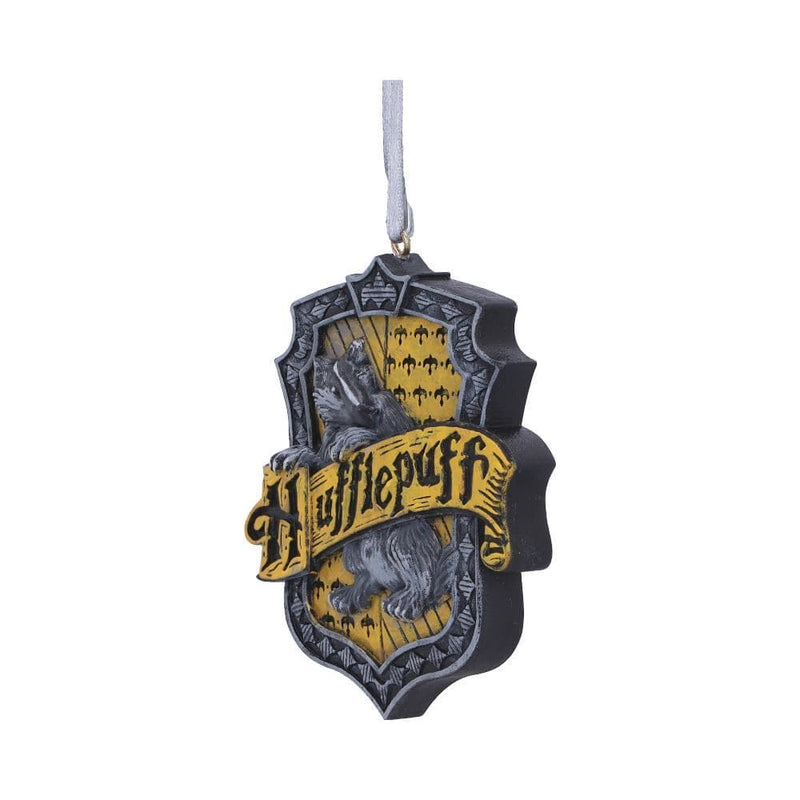 NEMESIS NOW HARRY POTTER HUFFLEPUFF CREST HANGING ORNAMENT 8CM 801269148034