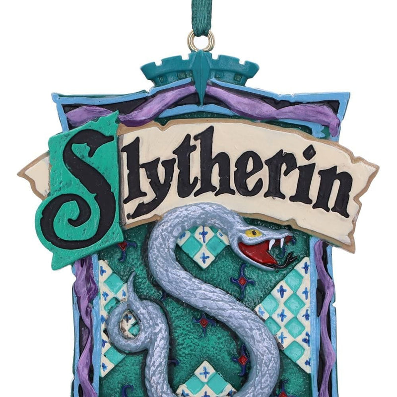NEMESIS NOW HARRY POTTER SLYTHERIN CREST HANGING ORNAMENT 8CM 801269148027