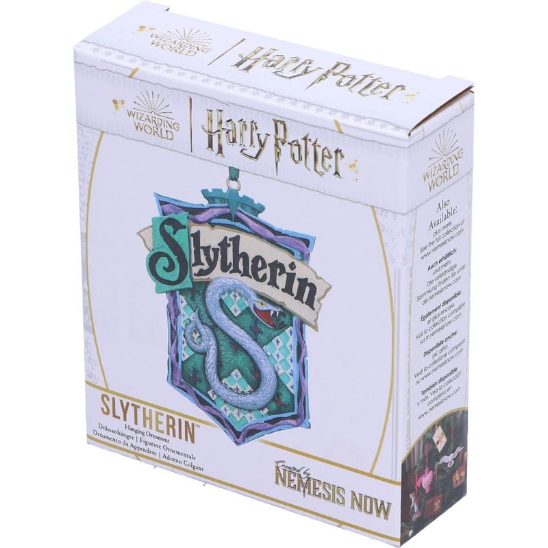 NEMESIS NOW HARRY POTTER SLYTHERIN CREST HANGING ORNAMENT 8CM 801269148027