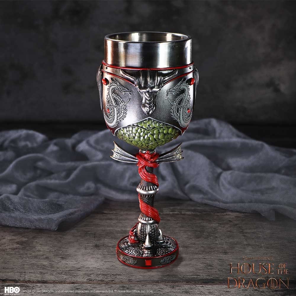 NEMESIS NOW HOUSE OF THE DRAGON DAEMON TARGARYEN GOBLET 801269153205