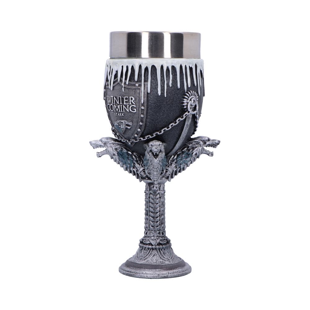 NEMESIS NOW HOUSE STARK GOBLET 17.5CM (GOT) 801269123086