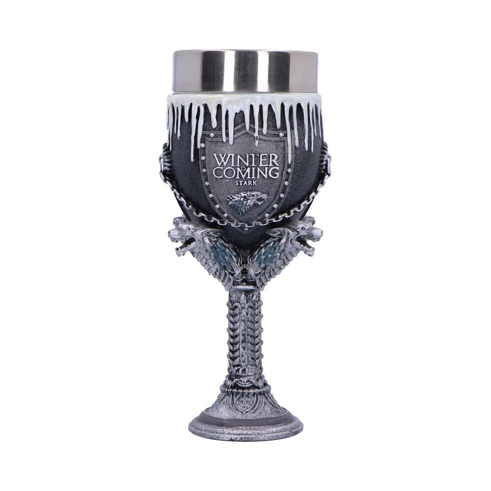 NEMESIS NOW HOUSE STARK GOBLET 17.5CM (GOT) 801269123086