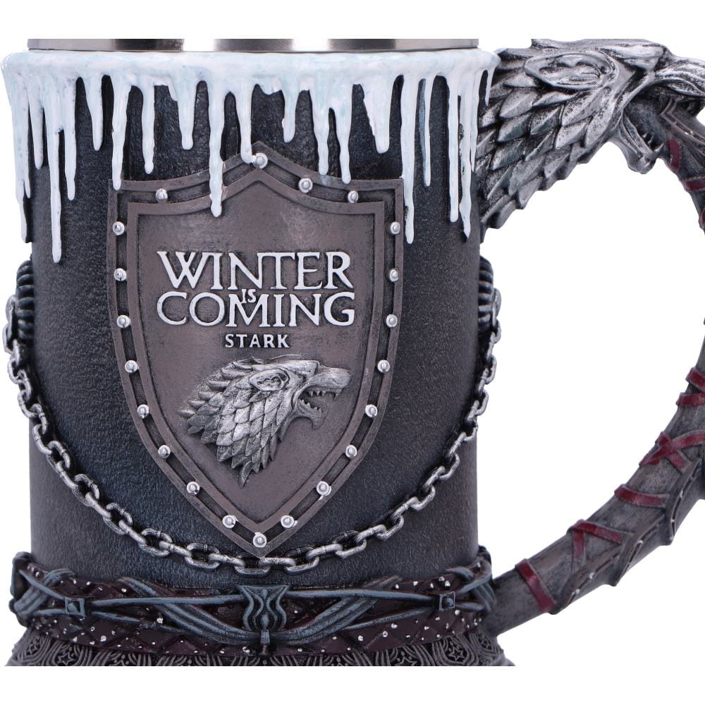 NEMESIS NOW HOUSE STARK TANKARD 14.7CM 801269123093