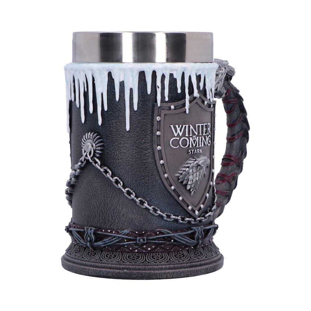NEMESIS NOW HOUSE STARK TANKARD 14.7CM 801269123093