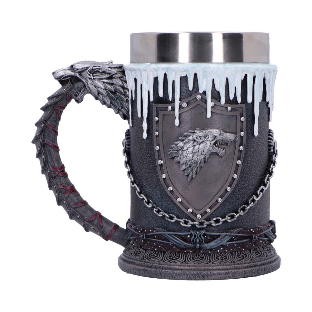 NEMESIS NOW HOUSE STARK TANKARD 14.7CM 801269123093