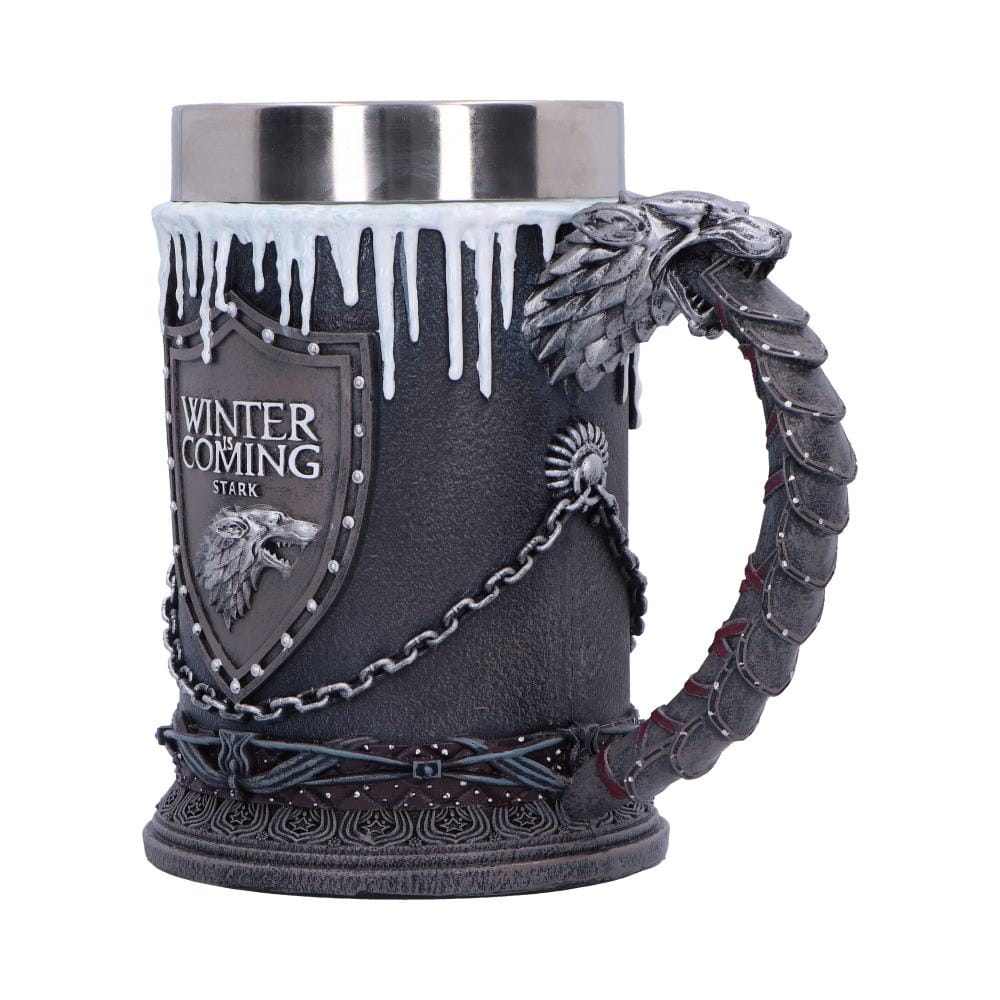 NEMESIS NOW HOUSE STARK TANKARD 14.7CM 801269123093