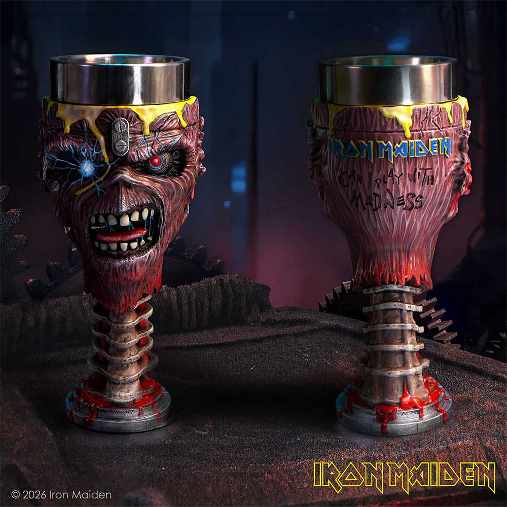 NEMESIS NOW IRON MAIDEN CAN I PLAY WITH MADNESS GOBLET 19.5CM 801269161453