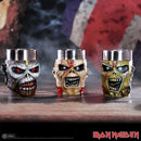 NEMESIS NOW IRON MAIDEN EDDIE SHOT GLASS SET 9CM 801269150532