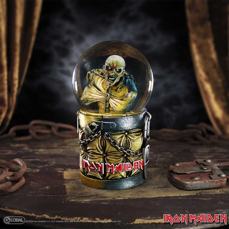 NEMESIS NOW IRON MAIDEN PIECE OF MIND SNOW GLOBE 17.5CM 801269151157