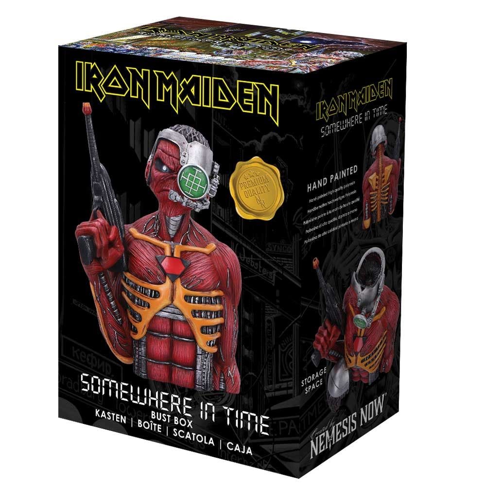 NEMESIS NOW IRON MAIDEN SOMEWHERE IN TIME BUST 29.8CM 801269160562