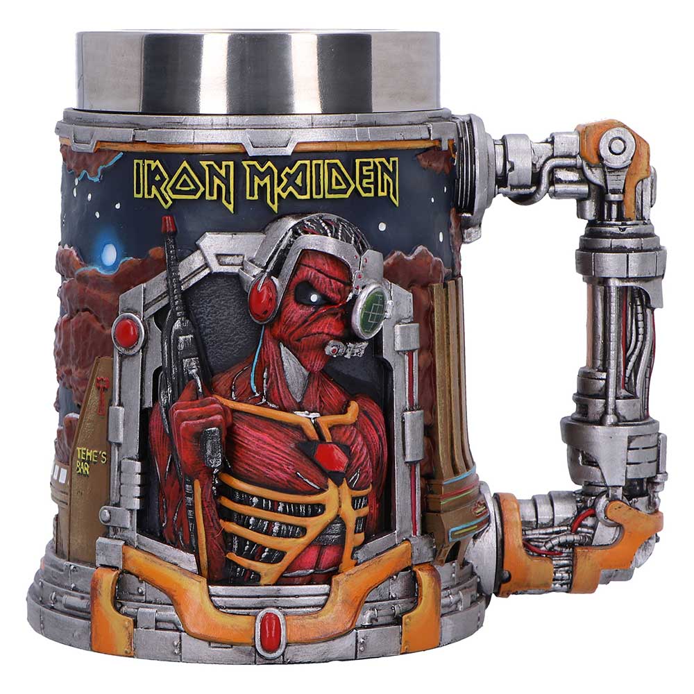NEMESIS NOW IRON MAIDEN SOMEWHERE IN TIME TANKARD 15.5CM 801269160579