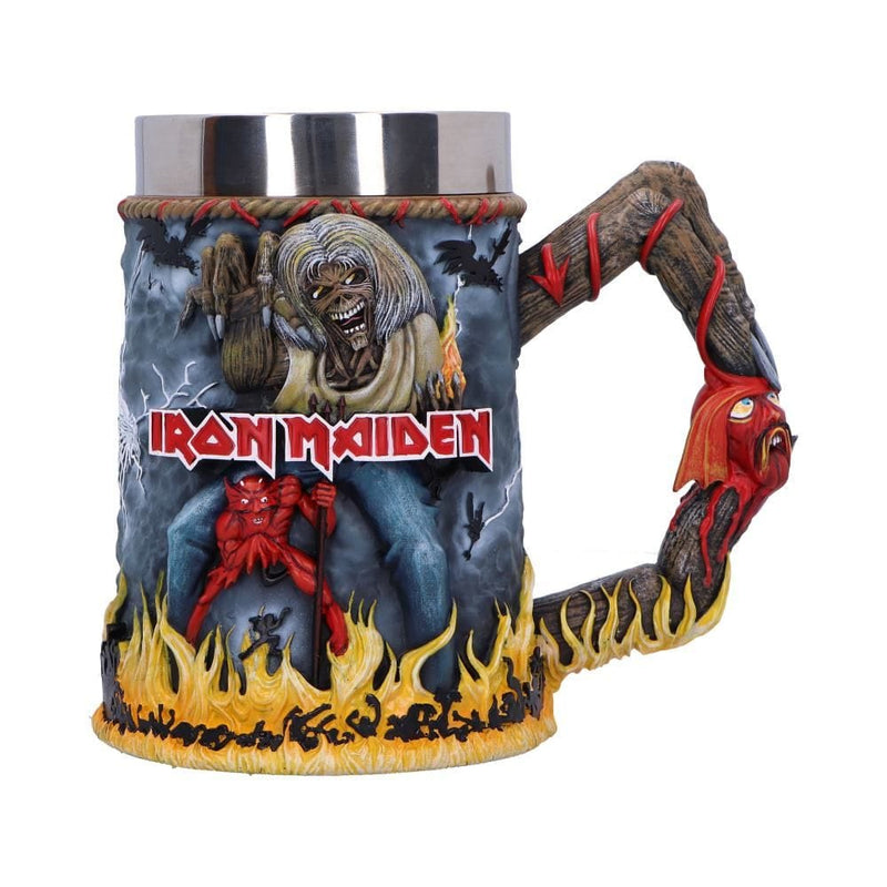 NEMESIS NOW IRON MAIDEN THE NUMBER OF THE BEAST TANKARD 16CM 801269155193