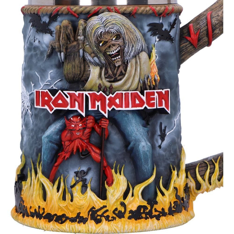 NEMESIS NOW IRON MAIDEN THE NUMBER OF THE BEAST TANKARD 16CM 801269155193