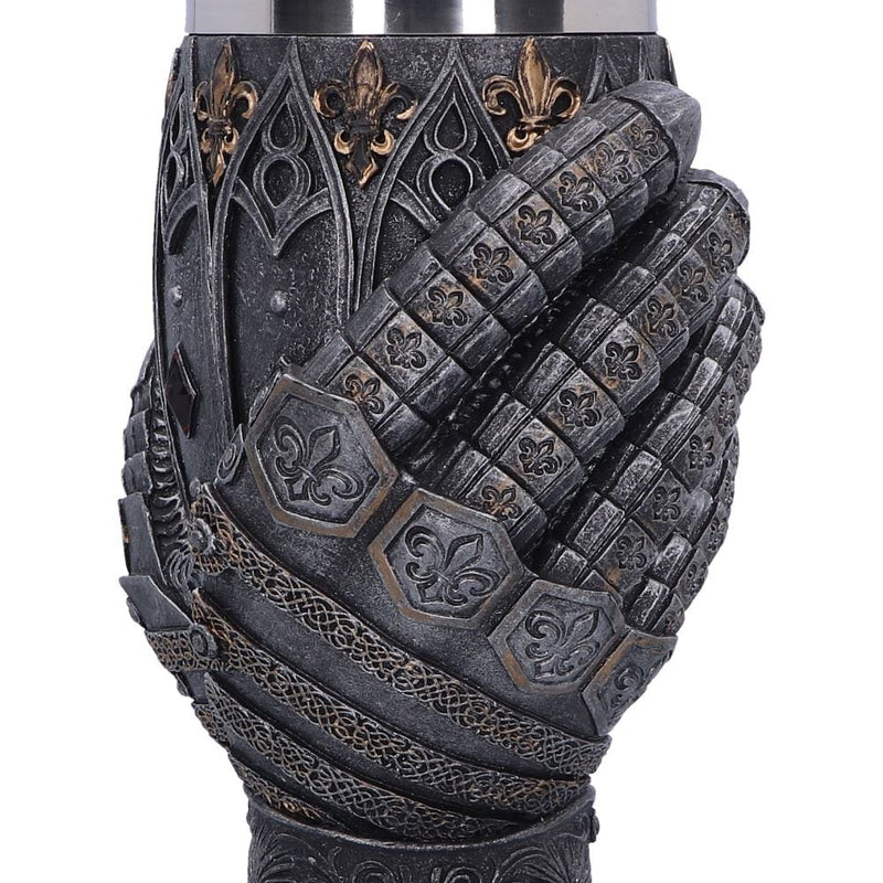 NEMESIS NOW LION HEART GAUNTLET GOBLET 801269110703