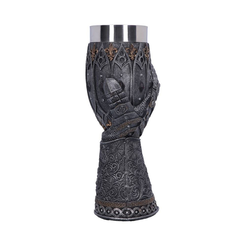 NEMESIS NOW LION HEART GAUNTLET GOBLET 801269110703