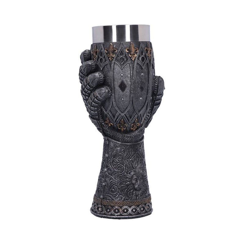 NEMESIS NOW LION HEART GAUNTLET GOBLET 801269110703