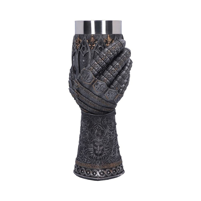 NEMESIS NOW LION HEART GAUNTLET GOBLET 801269110703