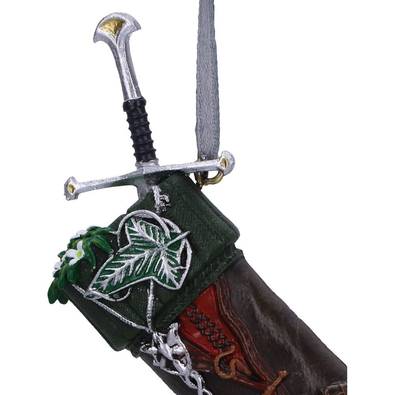 NEMESIS NOW LORD OF THE RINGS ARAGORN STOCKING HANGING ORNAMENT 801269151874