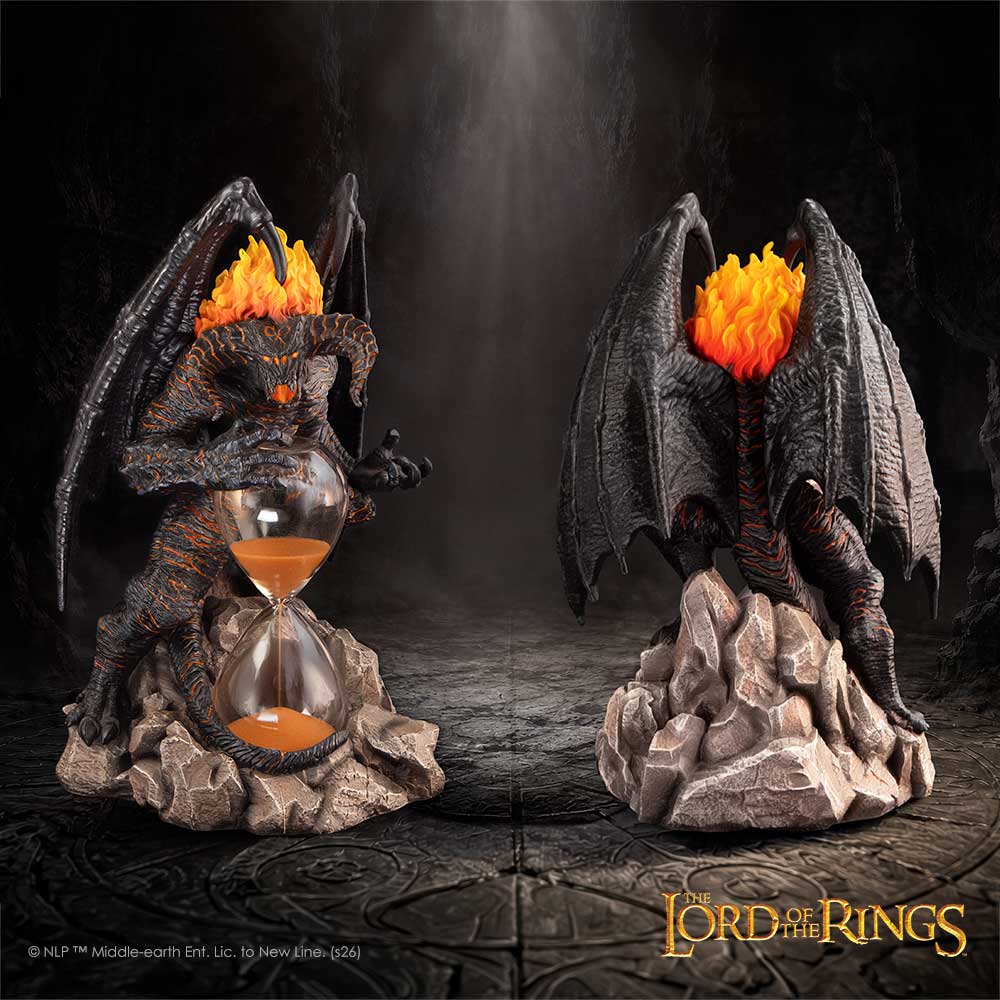 NEMESIS NOW - LORD OF THE RINGS - BALROG SAND TIMER 23.9CM 801269164317