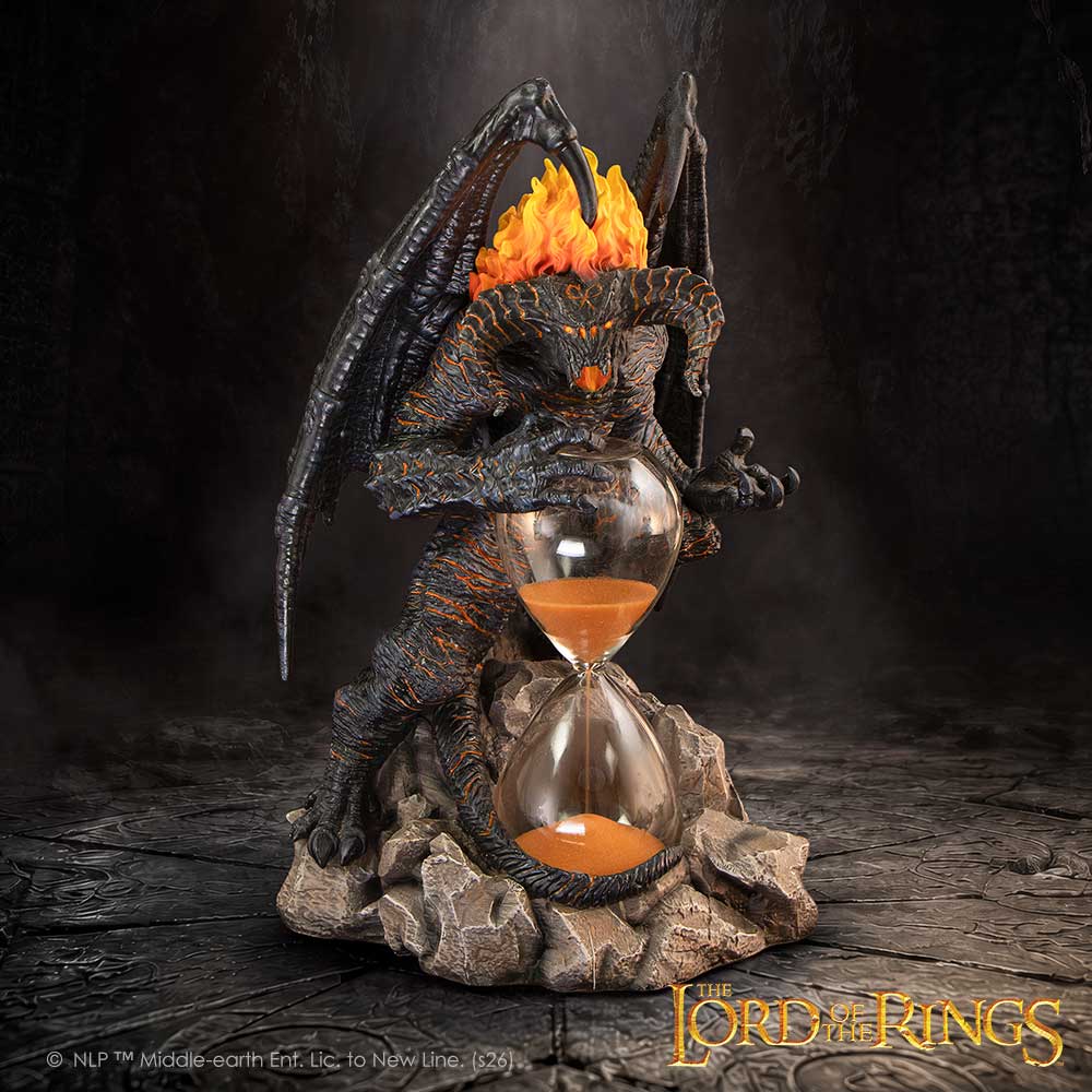 NEMESIS NOW - LORD OF THE RINGS - BALROG SAND TIMER 23.9CM 801269164317