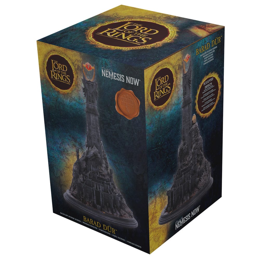 NEMESIS NOW LORD OF THE RINGS BARAD DUR BACKFLOW INCENSE BURNER 801269152987